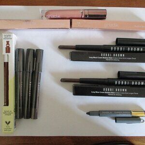 Lot of 10 Eyeliners and Eyeshadows Bobbi Brown Nabla Girlactik Sephora